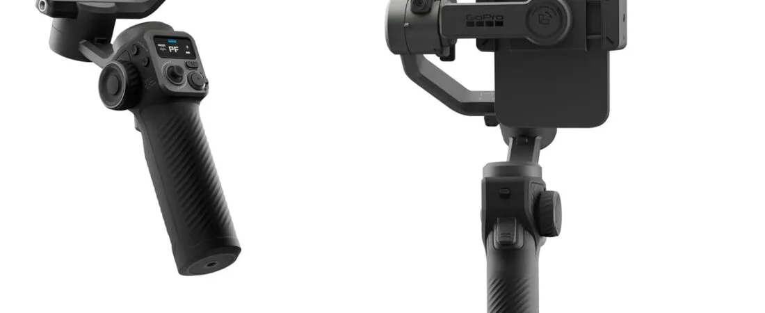 GoPro Fluid Pro AI 3-Axis Gimbal Stabilizer for GoPro Cameras and Smartphones, Subject Tracking, Lighting, Wireless Camera Control, Portable, Vlogging, 360° Rotation, Device Charging