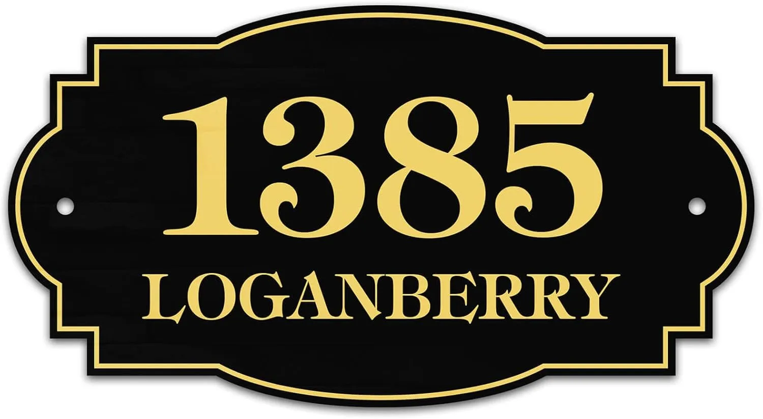House Address Sign, House Address Plaque, Indoor/Outdoor Use, 7×12 Inch, 22 Colors, Reflective Option, USA Made by My Sign Center (Victorian) House Address Sign, House Address Plaque, Indoor/Outdoor Use, 7×12 Inch, 22 Colors, Reflective Option, USA Made by My Sign Center (Victorian)