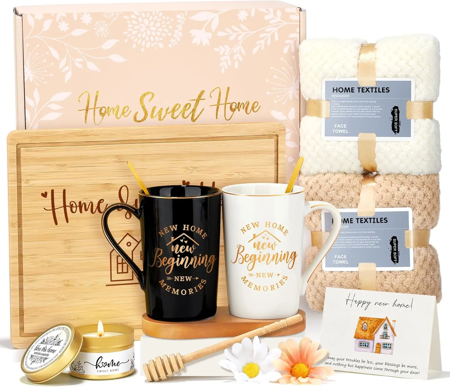 House Warming Gifts New Home Gift Ideas Housewarming Gift Baskets Closing Gifts for Home Buyers Housewarming Basket for New House Apartment Present Set for Women Men Couple Homeowner Neighborhood