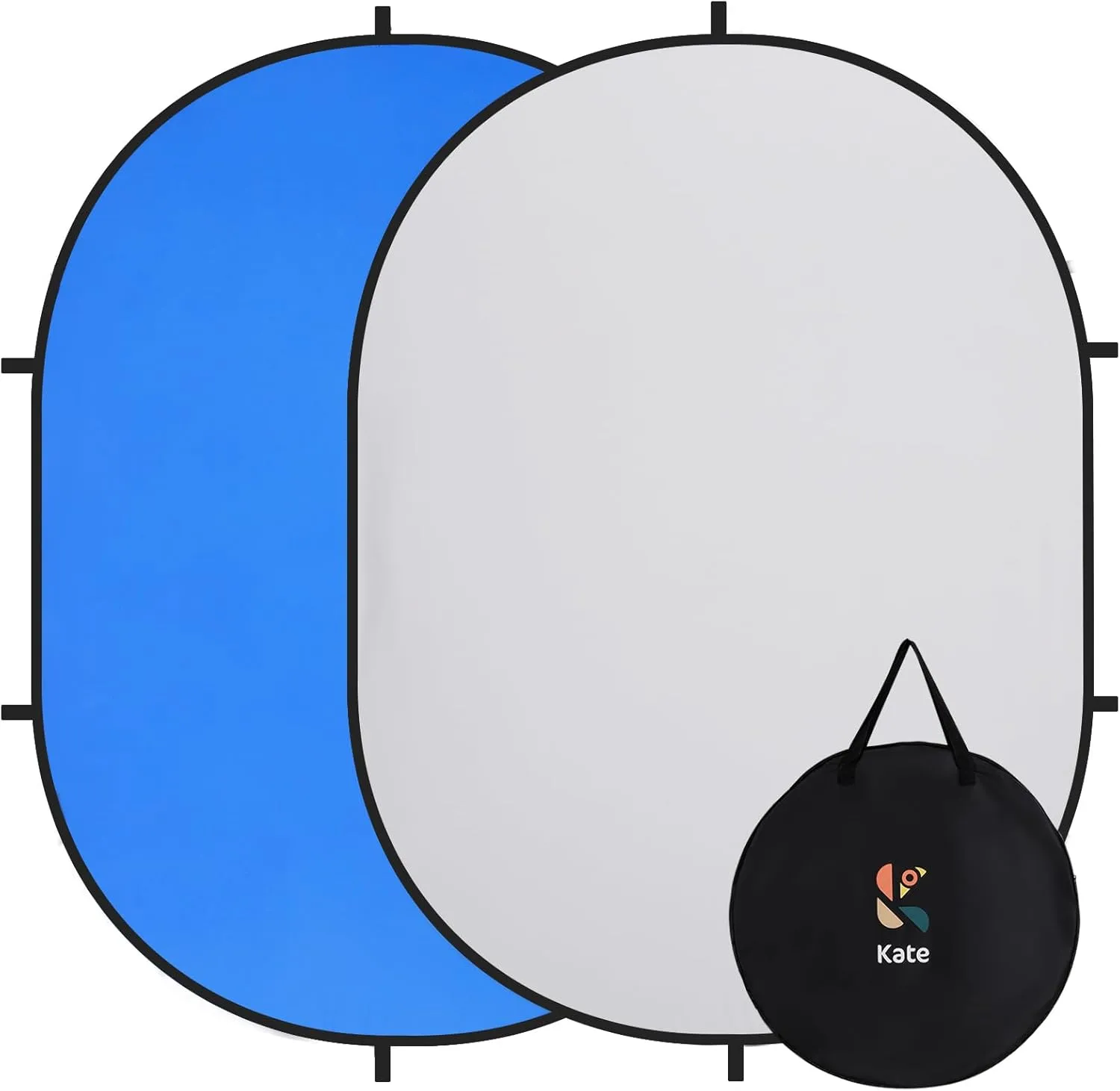 Kate Collapsible Pop-Up Backdrop for Self-Tape Auditions, Professional Headshots, Video Conferencing & Live Streaming – Portable Photography Background (5’x6.5′ / 1.5x2m, Blue/Gray) Kate Collapsible Pop-Up Backdrop for Self-Tape Auditions, Professional Headshots, Video Conferencing & Live Streaming – Portable Photography Background (5’x6.5′ / 1.5x2m, Blue/Gray)