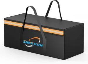 Large Fireproof Document Bags, 24x12x12" Waterproof Storage Firesafe Bag, Large Capacity Waterproof Storage Box with Reflective Strip for Valuables & Passport, Silicone Coating & Zipper Closure