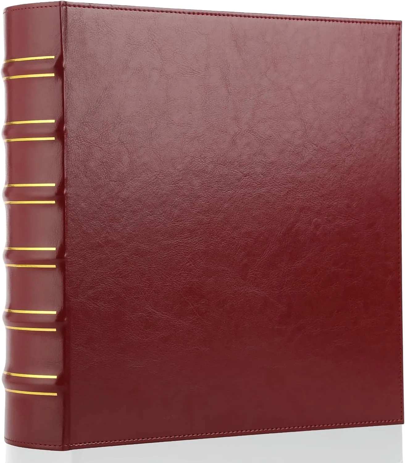Vintage Hardback 3 Ring Binder 2 Inch, Professional Leather Binder 3 Ring, Three Ring Binders Fits 8.5″ x 11″, D Ring Binders for Photo Album, Home, School and Office Supplies- Dark Red Vintage Hardback 3 Ring Binder 2 Inch, Professional Leather Binder 3 Ring, Three Ring Binders Fits 8.5″ x 11″, D Ring Binders for Photo Album, Home, School and Office Supplies- Dark Red