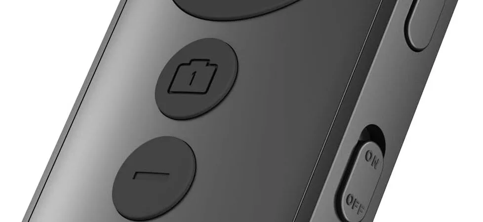 Wireless Camera Remote Control with Zoom for iPhone & Android, Bluetooth Camera Remote Shutter with Front/Rear Camera Switch for Photo & Video, Smartphone Bluetooth Clicker for TikTok.