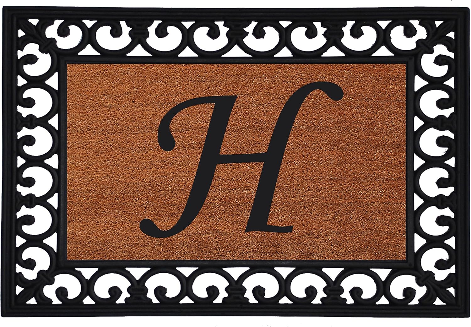 Calloway Mills 180041925H Monogram Insert Doormat 19″ x 25″ (Letter H) Calloway Mills 180041925H Monogram Insert Doormat 19″ x 25″ (Letter H)