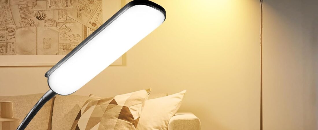 Floor Lamp, 18W 1800LM Super Bright LED Floor Lamp with Remote & Works with Smart Plug, Dimmable Timing Eye Caring Reading Lamps Floor Standing for Living Room Bedroom Office Floor Lamp, 18W 1800LM Super Bright LED Floor Lamp with Remote & Works with Smart Plug, Dimmable Timing Eye Caring Reading Lamps Floor Standing for Living Room Bedroom Office