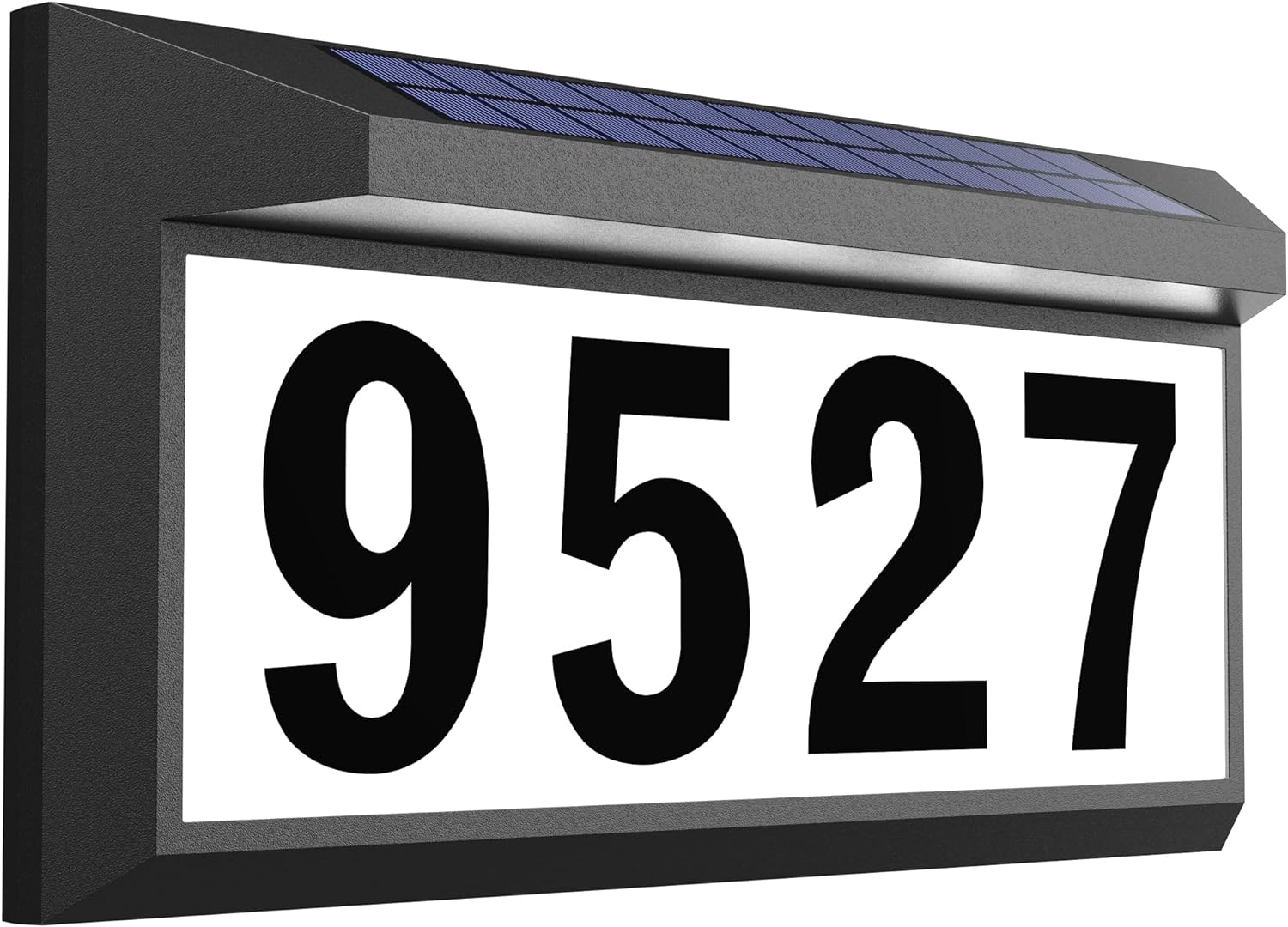 Solar Address Sign, Lighted Address Plaque Outdoor Waterproof, Illuminated Address Numbers, House Numbers for Outside Solar Address Sign, Lighted Address Plaque Outdoor Waterproof, Illuminated Address Numbers, House Numbers for Outside