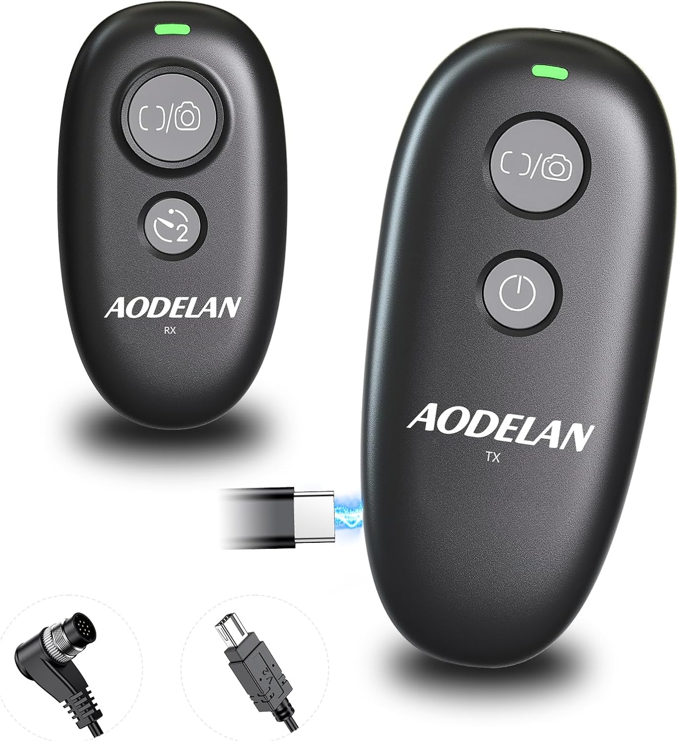 Upgraded USB-C Rechargeable Wireless Camera Remote Control Shutter Release – Compatible with Nikon D750, D5300, D5600, D7200, D7500, Z6, Z7, Z9, D800, D850, Coolpix P1000 Upgraded USB-C Rechargeable Wireless Camera Remote Control Shutter Release – Compatible with Nikon D750, D5300, D5600, D7200, D7500, Z6, Z7, Z9, D800, D850, Coolpix P1000