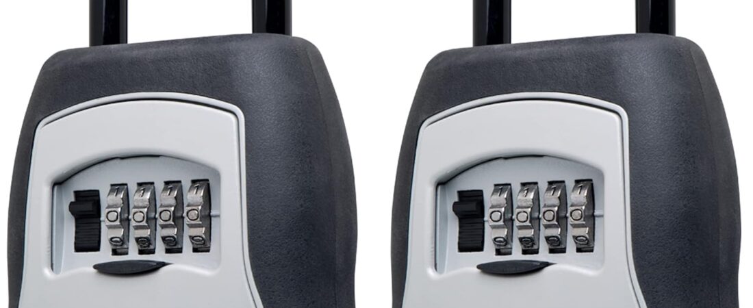 Master Lock Key Lock Box with Code, Outdoor Lock Box for Realtors, Property Managers and Landlords, Ideal for Short-Term Rentals, Key Safe Holds 5 Keys, 2 Pack, 5400EC2 Master Lock Key Lock Box with Code, Outdoor Lock Box for Realtors, Property Managers and Landlords, Ideal for Short-Term Rentals, Key Safe Holds 5 Keys, 2 Pack, 5400EC2