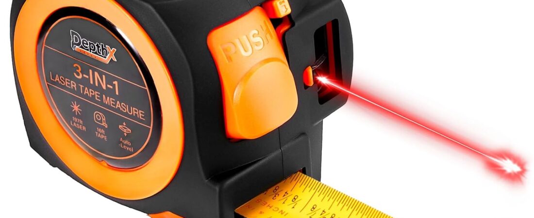 3-in-1 Laser Tape Measure, 197ft Laser Distance Meter, 16ft Digital Tape Measure, Digital Level, Pythagorean/Area/Volume, Rechargeable, Ft/Ft+in/in/M Units, 40 Data Sets 3-in-1 Laser Tape Measure, 197ft Laser Distance Meter, 16ft Digital Tape Measure, Digital Level, Pythagorean/Area/Volume, Rechargeable, Ft/Ft+in/in/M Units, 40 Data Sets