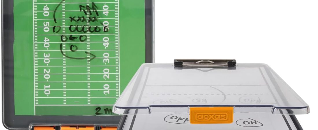 Dexas Clearview Clipcase Dry Erase clipboard, 13.75 x 9.5 Inch, Orange. See papers clearly outdoors, stay organized and dry. Ideal for coaching, teaching, homeschooling, art, trades, and medical pros.