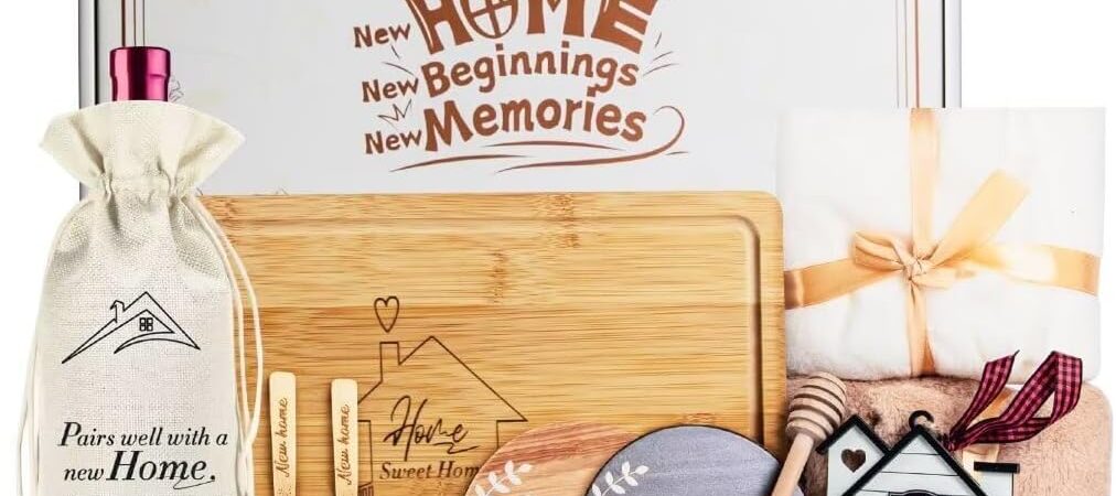 House Warming Gifts New Home, 11 Pcs Housewarming Gift Ideas Basket, Closing Gifts for Home Buyer, Couple, Women, New Apartment Homeowners House Warming Gifts New Home, 11 Pcs Housewarming Gift Ideas Basket, Closing Gifts for Home Buyer, Couple, Women, New Apartment Homeowners
