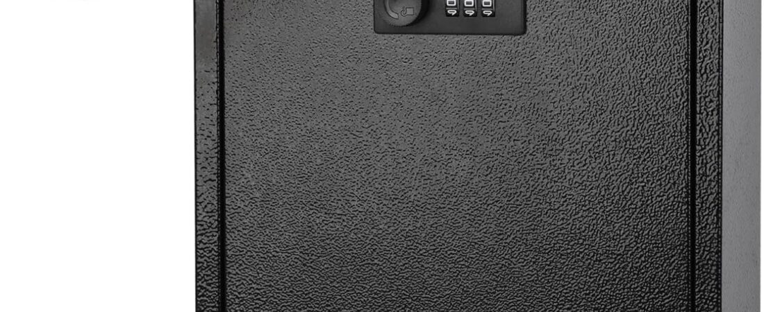 KYODOLED Locking Wall Mount Mailbox, Mail Boxes with Combination Lock for Outside, Security Cash Key Letter Drop Box with Code for House Office School,12.4H x 8.54L x 3.35W Inches, Black KYODOLED Locking Wall Mount Mailbox, Mail Boxes with Combination Lock for Outside, Security Cash Key Letter Drop Box with Code for House Office School,12.4H x 8.54L x 3.35W Inches, Black