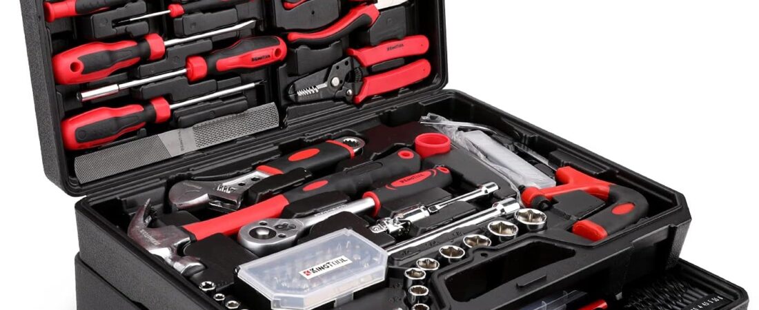KingTool 325 Piece Home Repair Tool Kit, General Home/Auto Repair Tool Set, Toolbox Storage Case with Drawer, General Household Tool Kit – Perfect for Homeowner, Diyer, Handyman