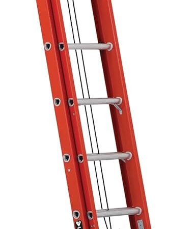 Louisville Ladder 24-foot Fiberglass Extension Ladder, 300-Pound Load Capacity, Type IA, FE3224 Louisville Ladder 24-foot Fiberglass Extension Ladder, 300-Pound Load Capacity, Type IA, FE3224