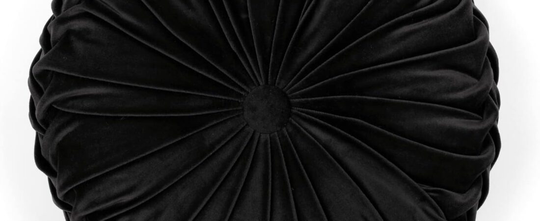 Lush Decor Round Pleated Soft Velvet Decorative Throw Pillow, 1 Count, 15″ Diameter, Black – Plush Round Pillow, Seat Cushion, Decorative Pillows For Bed, Couch, Or Chair Lush Decor Round Pleated Soft Velvet Decorative Throw Pillow, 1 Count, 15″ Diameter, Black – Plush Round Pillow, Seat Cushion, Decorative Pillows For Bed, Couch, Or Chair