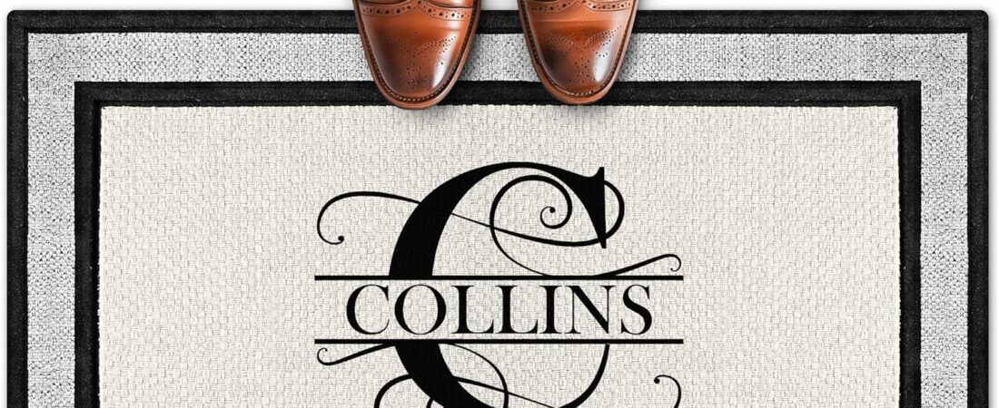 My Sign Center Door Mat, Personalized Doormat,Custom Indoor/Outdoor Monogram Doormat,Housewarming Gift, Heavy Duty Slip Resistant Backing,18×30 Inches,Polyester Top Made in USA My Sign Center Door Mat, Personalized Doormat,Custom Indoor/Outdoor Monogram Doormat,Housewarming Gift, Heavy Duty Slip Resistant Backing,18×30 Inches,Polyester Top Made in USA