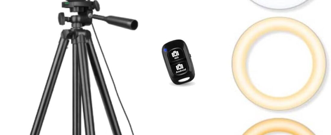 Sensyne 10” Ring Light with 50” Extendable Tripod Stand, LED Circle Lights with Phone Holder for Live Stream/Makeup/YouTube Video/TikTok, Compatible with All Phones Sensyne 10” Ring Light with 50” Extendable Tripod Stand, LED Circle Lights with Phone Holder for Live Stream/Makeup/YouTube Video/TikTok, Compatible with All Phones