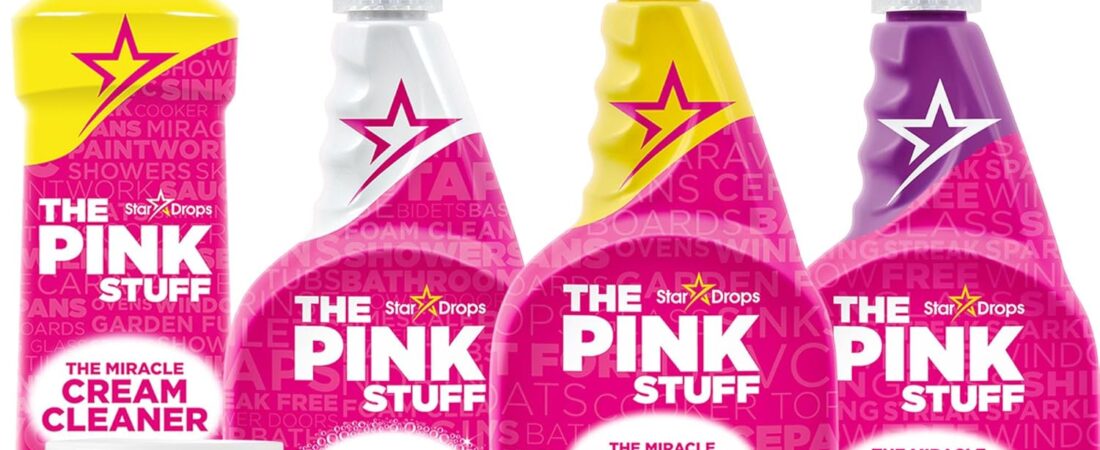 Stardrops – The Pink Stuff – The Miracle Cleaning Paste, Multi-Purpose Spray, Bathroom Foam Spray, Window & Glass Cleaner, and Cream Cleaner Bundle Stardrops – The Pink Stuff – The Miracle Cleaning Paste, Multi-Purpose Spray, Bathroom Foam Spray, Window & Glass Cleaner, and Cream Cleaner Bundle