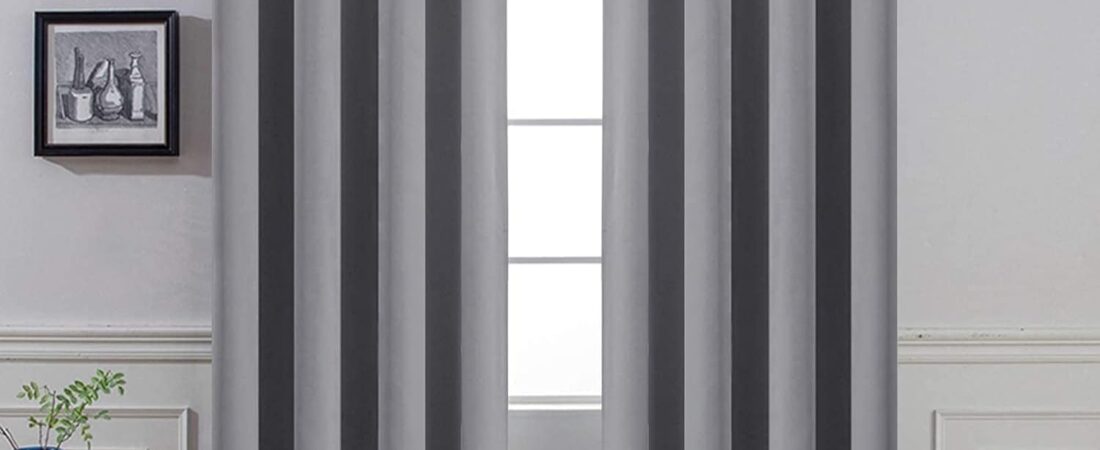 Yakamok Room Darkening Gray Blackout Curtains 84 Inch Long Light Blocking Thermal Insulated Window Treatment Grommet Drapes for Bedroom Living Room, 52W x 84L, Grey Curtains, 2 Panels Yakamok Room Darkening Gray Blackout Curtains 84 Inch Long Light Blocking Thermal Insulated Window Treatment Grommet Drapes for Bedroom Living Room, 52W x 84L, Grey Curtains, 2 Panels